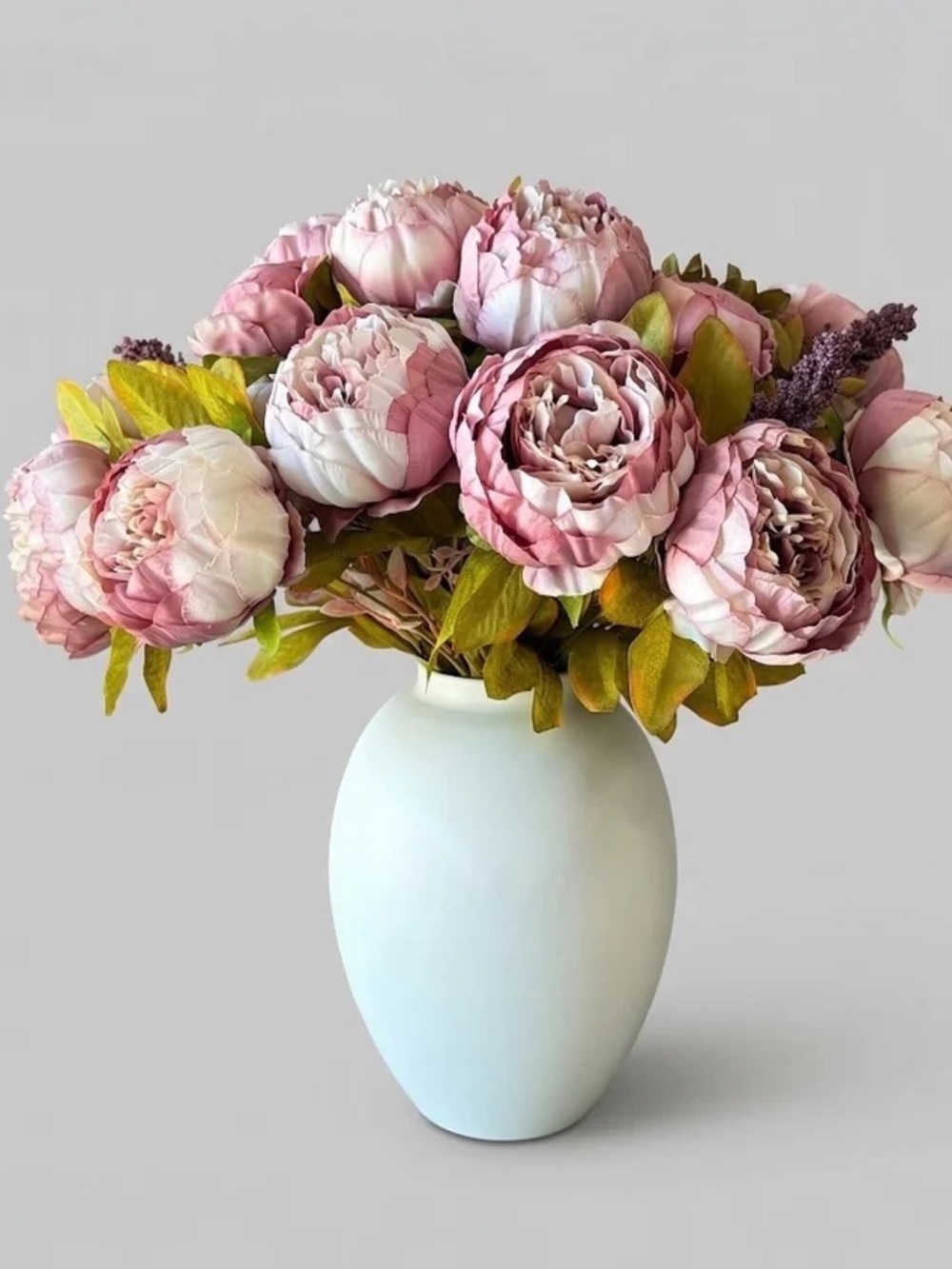 Pink Peony Bouquet  - Home Accent Floral Arrangement